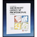 Stock image for A Guide to Microsoft Office Xp Professional for Windows for sale by Better World Books