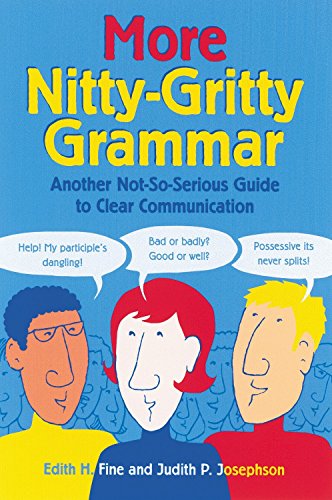 Stock image for More Nitty-Gritty Grammar for sale by Goodwill of Colorado