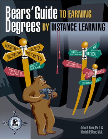Beispielbild fr Bears' Guide to Earning Degrees by Distance Learning zum Verkauf von Better World Books