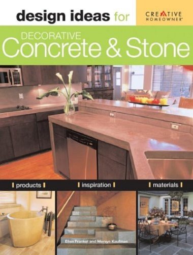 Beispielbild fr Design Ideas for Decorative Concrete and Stone zum Verkauf von Better World Books