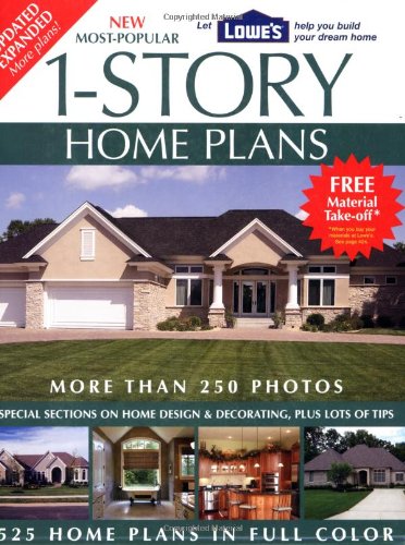 New Most Popular 1-Story Home Plans (9781580113373) by Creative Homeowner