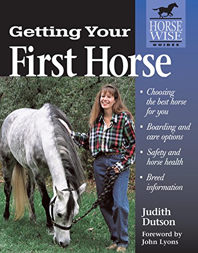 Stock image for Getting Your First Horse for sale by janet smith