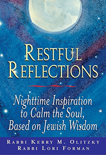 Imagen de archivo de Restful Reflections: Nighttime Inspiration to Calm the Soul, Based on Jewish Wisdom a la venta por More Than Words