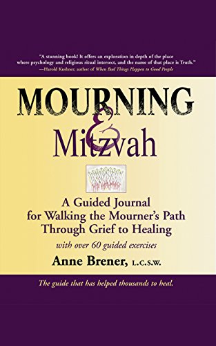 Imagen de archivo de Mourning and Mitzvah: A Guided Journal for Walking the Mourner's Path through Grief to Healing a la venta por Wonder Book