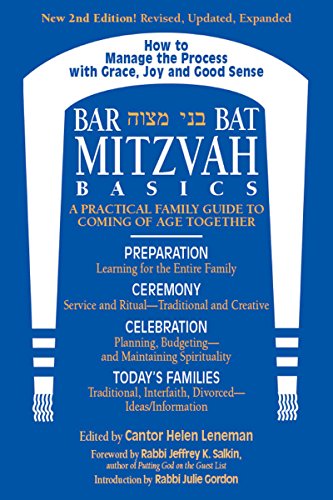 9781580231510: Bar/Bat Mitzvah Basics : A Practical Family Guide to Coming of Age Together