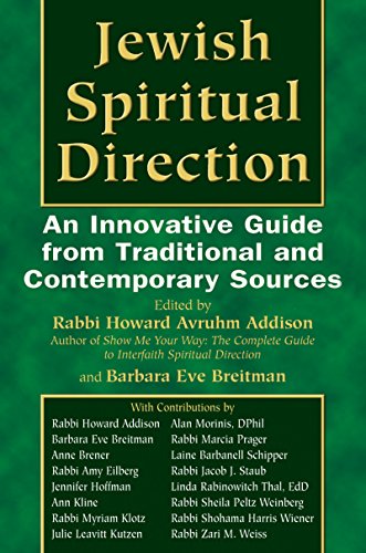 Stock image for Jewish Spiritual Direction: An Innovative Guide from Traditional and Contemporary Sources. for sale by Henry Hollander, Bookseller