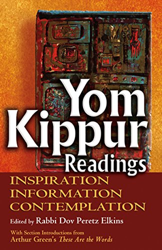 Imagen de archivo de Yom Kippur Readings : Inspiration, Information and Contemplation a la venta por Better World Books
