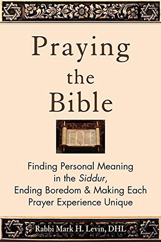 Imagen de archivo de Praying the Bible: Finding Personal Meaning in the Siddur, Ending Boredom Making Each Prayer Experience Unique a la venta por Goodwill of Colorado