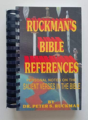 9781580260992: Ruckman's Bible References : Important Verses in the Bible