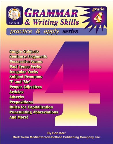 Stock image for Grammar and Writing Skills, Grade 4 (Practice and Apply) for sale by Hawking Books