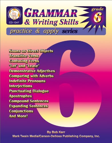 Stock image for Grammar & Writing Skills, Grade 6 (Practice & Apply) for sale by HPB-Red