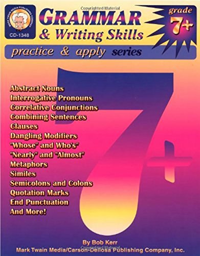 9781580371261: Grammar & Writing Skills, Grades 7+ (Practice & Apply)