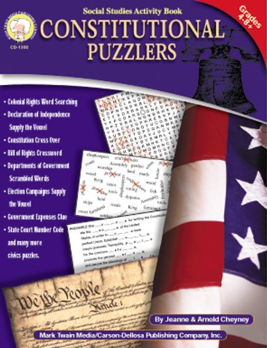 Imagen de archivo de Constitutional Puzzlers, Grades 4 - 8 a la venta por HPB-Emerald