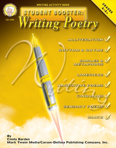 Student Booster: Writing Poetry, Grades 4 - 8 (9781580372480) by Barden, Cindy