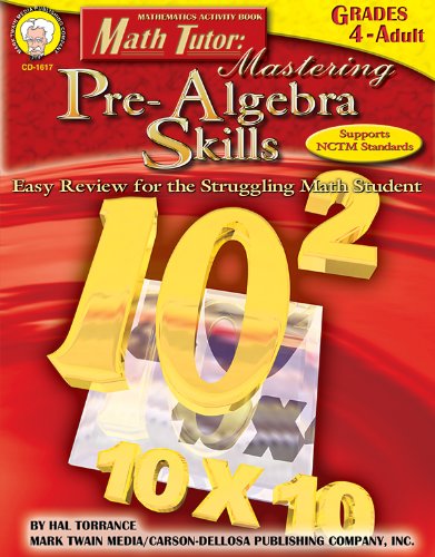 Stock image for Math Tutor: Mastering Pre-Algebra Skills, Grades 4 - 12 (Tutor Series) for sale by SecondSale