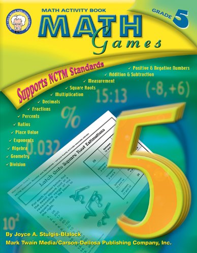 Stock image for Math Games, Grade 5 for sale by Better World Books
