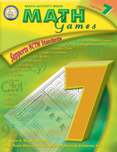 Stock image for Math Games, Grade 7 for sale by Wonder Book