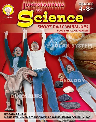 Beispielbild fr Jumpstarters for Science, Grades 4 - 8+ : Short Daily Warm-Ups for the Classroom zum Verkauf von Better World Books