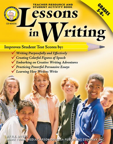 Stock image for Lessons in Writing, Grades 5 - 12 for sale by ThriftBooks-Dallas