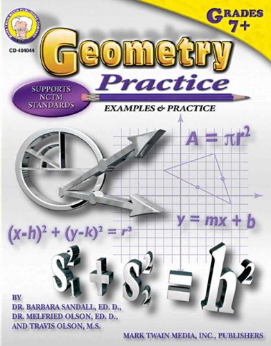 Imagen de archivo de Geometry Practice, Grades 7+ a la venta por Better World Books