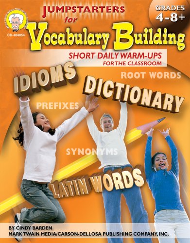 Stock image for Jumpstarters for Vocabulary Building, Grades 4 - 8 for sale by Half Price Books Inc.