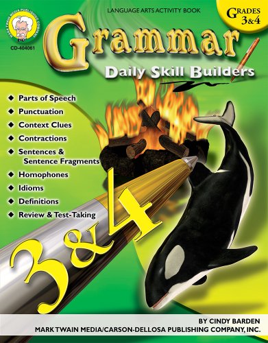 Grammar, Grades 3 - 4 (Daily Skill Builders) (9781580374026) by Barden, Cindy