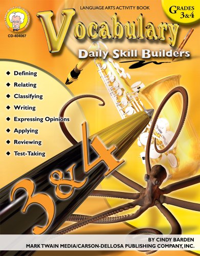 9781580374088: Vocabulary: Language Arts Activity Book, Grades 3&4