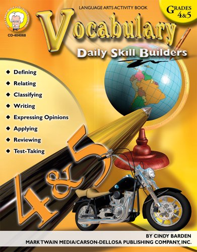 9781580374095: Vocabulary: Language Arts Activity Book, Grades 4&5