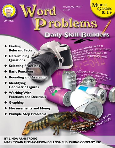 Beispielbild fr Daily Skill Builders: Word Problems, Middle Grades & Up zum Verkauf von Wonder Book