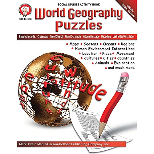 Imagen de archivo de World Geography Puzzles a la venta por PBShop.store US