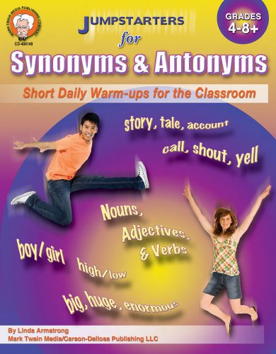 Mark Twain - Jumpstarters for Synonyms and Antonyms, Grades 4 - 8 (9781580375719) by Armstrong, Linda