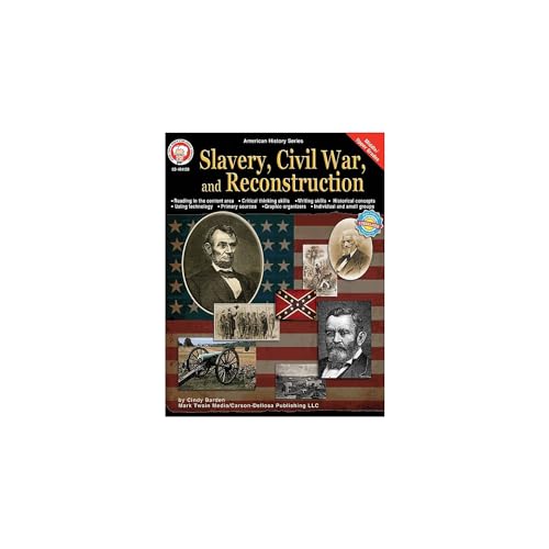 Stock image for Mark Twain Slavery, Civil War, and Reconstruction Grade 6-12 American History Workbook, US History Critical Thinking Skills, 6th12th Grade American . (Volume 8) (American History Series) for sale by Goodwill Books