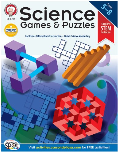 Stock image for Mark Twain - Science Games and Puzzles, Grades 5 - 8 for sale by SecondSale