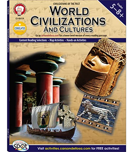 Stock image for Mark Twain World Civilizations and Cultures World History Workbook, Grades 5-8, Ancient History and Ancient Civilizations, 5th Grade Workbooks and Up, Classroom or Homeschool Curriculum for sale by ZBK Books