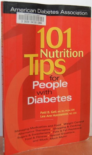 Beispielbild fr 101 Nutrition Tips For People with Diabetes zum Verkauf von Wonder Book