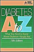 9781580401838: Diabetes, A-Z