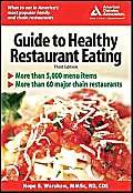 Imagen de archivo de American Diabetes Association Guide to Healthy Restaurant Eating(3rd Edition) a la venta por SecondSale