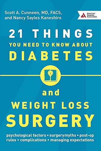 Imagen de archivo de 21 Things You Need to Know about Diabetes and Weight Loss Surgery a la venta por Better World Books