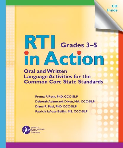 Imagen de archivo de RTI in Action, Grades 3-5: Oral and Written Language Activities for the Common Core State Standards (CCSS) a la venta por HPB-Red