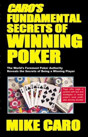 Beispielbild fr Caro's Fundamental Secrets of Winning Poker zum Verkauf von Jenson Books Inc