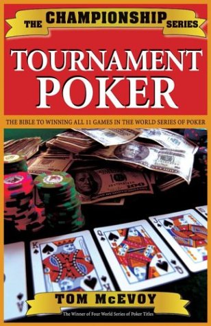 Beispielbild fr Championship Tournament Poker zum Verkauf von Better World Books