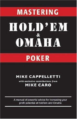 Stock image for Mastering Hold'em and Omaha Poker for sale by Better World Books