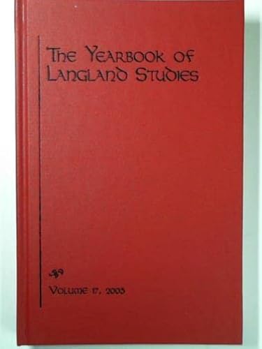 Imagen de archivo de The Yearbook of Langland Studies 17 a la venta por ISD LLC