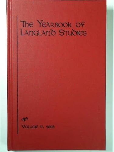 Stock image for The Yearbook of Langland Studies 17 for sale by ISD LLC