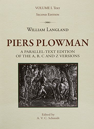 9781580441612: Piers Plowman, a parallel-text edition of the A, B, C and Z versions: Three-book set: Vol I (text), Vol II Part 1 (textual notes) and Vol II Part 2 ... in Medieval and Early Modern Culture)