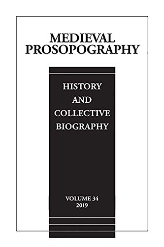 Beispielbild fr Medieval Prosopography, Volume 34 (2019) (Medieval Prosopography Journal) zum Verkauf von Chiron Media