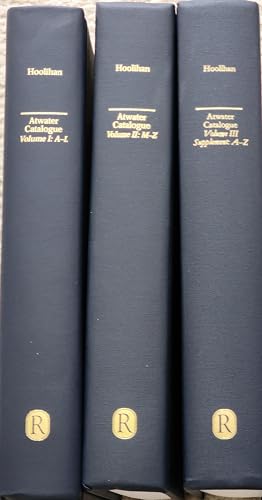 9781580463041: An Annotated Catalog of the Edward C. Atwater Collection of American Popular Medicine and Health Reform [3 volume set]: Volumes I, II, and III