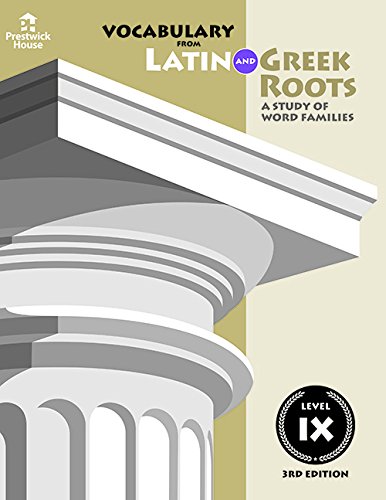 Stock image for Vocabulary from Latin and Greek Level IX for sale by Front Cover Books