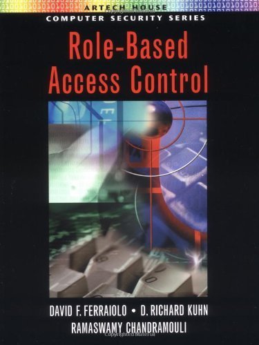 Stock image for Role-based Access Control (Artech House computer security series) for sale by WorldofBooks