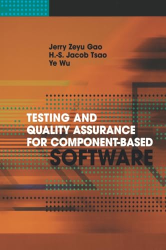 Imagen de archivo de Testing and Quality Assurance for Component-Based Software (Artech House Computing Library) a la venta por HPB-Red